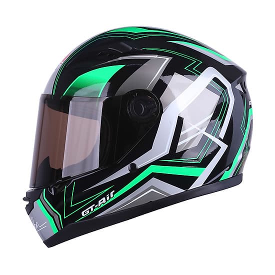 Mũ bảo hiểm Moto Fullface 3 sọc _ AGU có kính chắn gió, chống nắng, chông chói_ Nhiều màu