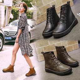 Giày boot phong cách Hàn Quốc trẻ trung cá tính dành cho nữ