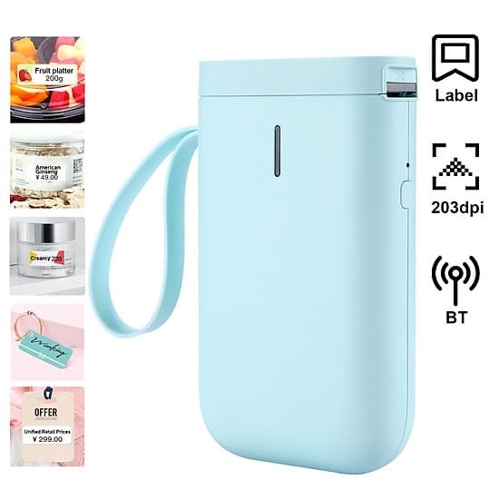  Máy In Nhãn Di Động Bỏ Túi D11 Tương Thích Với Smart Phone Hệ Điều Hành iOS Android