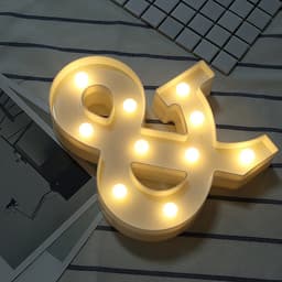 Đèn LED Chữ Cái Loại Lớn 22cm Trang Trí Tiệc Cưới, Sinh Nhật - 26 Chữ Cái