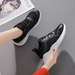 Giày thể thao Giày đi bộ Nữ huấn luyện viên nhẹ Knit mềm