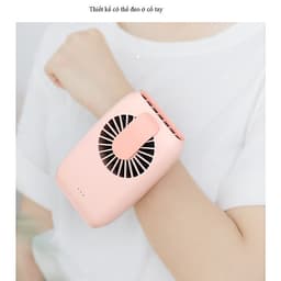 Quạt Treo Eo Lưng Kèm Dây Đeo Tích Hợp Sạc Thích Hợp Với Mọi Hoạt Động Làm Việc Giải Trí Subara GF-22