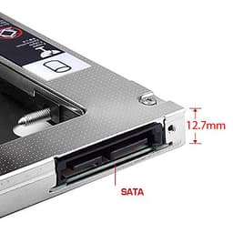 Caddy bay chuẩn SATA 9.5mm 12.7mm nhôm sần cao cấp, tặng tovit