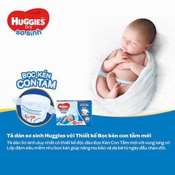 Tã dán sơ sinh Huggies Newborn NB74 (74 miếng)
