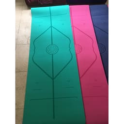Thảm tập yoga định tuyến 6mm TPE  kèm túi đựng