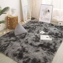 Thảm Lông Dài Trải Sàn Cao Cấp Kiểu Loang