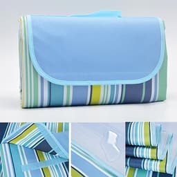 THẢM DÃ NGOẠI, DU LỊCH, PICNIC CAO CẤP - Chống thấm nước, họa tiết caro, gấp gọn tiện lợi - 2 kích thước khách chọn màu!