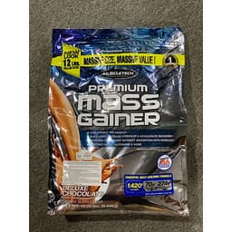 Sữa tăng cân nhanh Premium Mass Gainer 12lbs (5,4kg) - Bao bì mới - Hàng chính hãng Muscletech USA - Kèm quà tặng