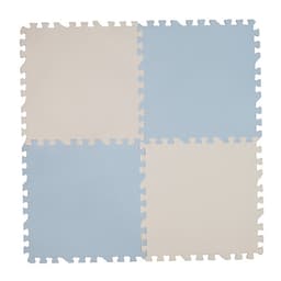 Set 09 Tấm Thảm Xốp Ghép Màu Pastel, Chất Liệu EVA Dùng Lót Sàn Cho Bé, Lót Sàn Phòng Bếp, Phòng Khách - Kích Thước 45x45x1 cm