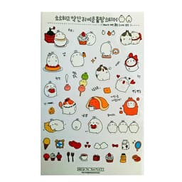 Sticker Dán Trang Trí Molang và Piu Piu ( Trang Trí Sổ Kế Hoạch, Sổ Nhật Ký) | Nhiều Mẫu
