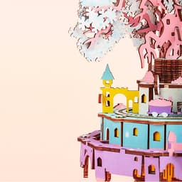 Đồ chơi lắp ráp gỗ 3D Mô hình Hộp nhạc Music Box AM41-AM45