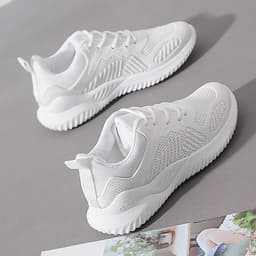Giày thể thao Giày đi bộ Nữ huấn luyện viên nhẹ Knit mềm
