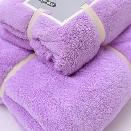 Set 2 Khăn tắm 34x75+70x140,siêu thấm chất liệu 100 cotton 120g+450g -143