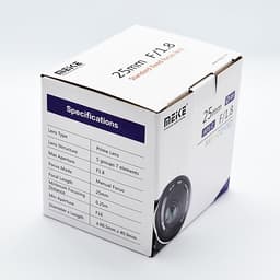 Ống kính Meike 25mm F1.8 cho máy ảnh mirroless Sony, Fuji, Canon lấy nét thủ công- Hàng nhập khẩu