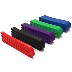 Dây kháng lực tập gym cao su tự nhiên, mức lực kéo phân theo từng màu, tiện lợi mang theo bất cứ đâu Cleacco
