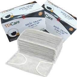 BỘ 2 HỘP KHẨU TRANG Y TẾ TDCare -4 LỚP (XANH/ TRẮNG/ XÁM)