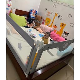 Thanh chắn giường Umoo, khung chắc chắn cho bé ngủ và chơi an toàn (Giá 1 thanh)