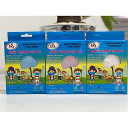 Khẩu Trang Y Tế 5D Trẻ Em Nam Anh - Hộp 10 cái