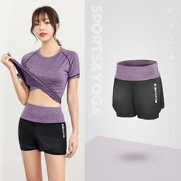 Bộ Đồ Tập Gym Nữ Trẻ Trung 2 Món - Set Quần Áo Tập GYM YOGA Nữ