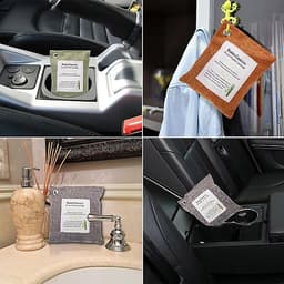 Túi Than Hoạt Tính ECODEALS Khử mùi, Chống nấm mốc, Vi khuẩn, Khí độc đến 2 năm - 100% than tre tự nhiên - 1 túi, màu ngẫu nhiên