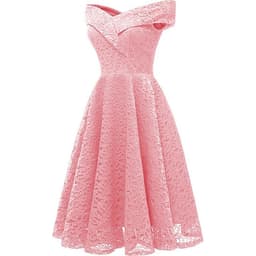 Váy Ren Dự Tiệc Nữ Hở Vai Phong Cách Cổ Điển