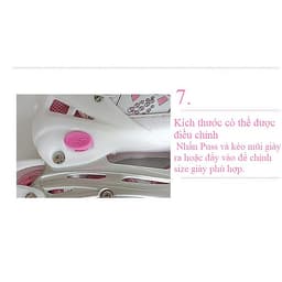 Giày trượt Patin thể thao tăng cường vận động, giải trí cho trẻ em HM089 bánh xe phát sáng tặng kèm bộ đồ bảo hộ 7 món