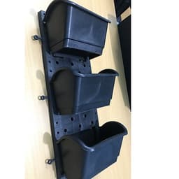 1m2 Vườn tường HOLO - Khung chậu nhựa trồng cây trồng rau trồng hoa trên tường - Nhiều màu (10 khung + 30 chậu)