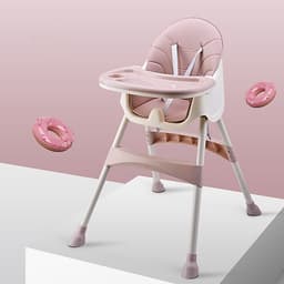 Ghế tập ăn dặm ăn bột đa năng cao cấp thiết kế Hàn Quốc 3 nấc điều chỉnh độ cao