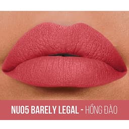 Son kem lì nhẹ môi Maybelline New York phiên bản tông đất giới hạn Sensational Liquid Matte 7ml