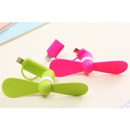 Quạt Mini Cắm Cổng Sạc Điện Thoại - GIAO MÀU NGẪU NHIÊN ( 01 BỘ )