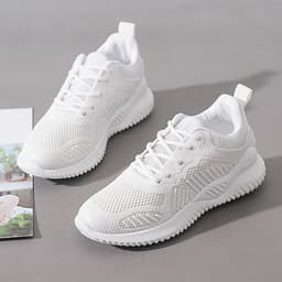 Giày thể thao Giày đi bộ Nữ huấn luyện viên nhẹ Knit mềm