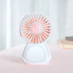 Quạt mini tích điện đáng yêu sạc điện nhanh kiêm đèn ngủ thông minh Jisulife F3 – Quạt điện nhỏ để bàn hoạt động yên tĩnh liên tục 24 giờ không gây ồn - Hàng chính hãng 