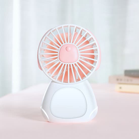 Quạt mini tích điện đáng yêu sạc điện nhanh kiêm đèn ngủ thông minh Jisulife F3 – Quạt điện nhỏ để bàn hoạt động yên tĩnh liên tục 24 giờ không gây ồn - Hàng chính hãng 