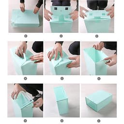Combo 06 Hộp Đựng Giày - Nhựa PP cao cấp, Nắp trong