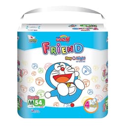 Combo 3 gói tã Goo.n Friend M54/L46/XL40/XXL34/XXXL22 + 6 miếng tặng xe 3 bánh và đồ chơi Toys House cho bé