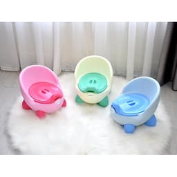 Bô vệ sinh trẻ em Kiu Kiu Babyhop cho bé từ 6 tháng đến 5 tuổi chống trơn trượt có chỗ dựa và khay
