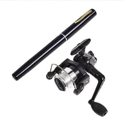 [TIỆN LỢI] COMBO bộ cần câu bút bi mini kèm máy câu 1m/1m4 (máy câu đã quấn sẵn dây cước), cần câu bút máy đứng câu tôm câu mực thu nhỏ siêu nhẹ, mua can cau but