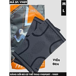 Băng Bảo Vệ Đầu Gối Bó Cơ VN09, Băng Gối Thể Thao Cao Cấp VNS ( 1 Cặp )