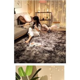 Thảm Lông Dài Trải Sàn Cao Cấp Kiểu Loang