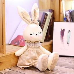 Gấu bông thỏ nifty mặc váy 40cm, Gấu bông đáng yêu cho bé- chất lượng cao, bông mềm mịn