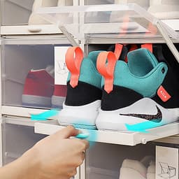 Hộp đựng giày KYS Plus nhựa cứng có ngăn kéo 