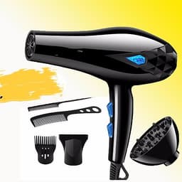 Máy Sấy Tóc Deliya Công Suất Lớn 2200W Tặng Kèm Lược 5 Phụ Kiện Siêu Hot DL05