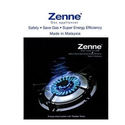 BẾP GAS ĐÔI ZENNE KGS 301- NHẬP KHẨU MALAYSIA - MẶT BẾP INOX - TIẾT KIỆM GAS