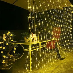 Lưới Đèn LED Chống Nước Trang Trí Ngoài Trời Cho Giánh Sinh, Tiệc, Lễ Tết - Nhiều Kích Cỡ
