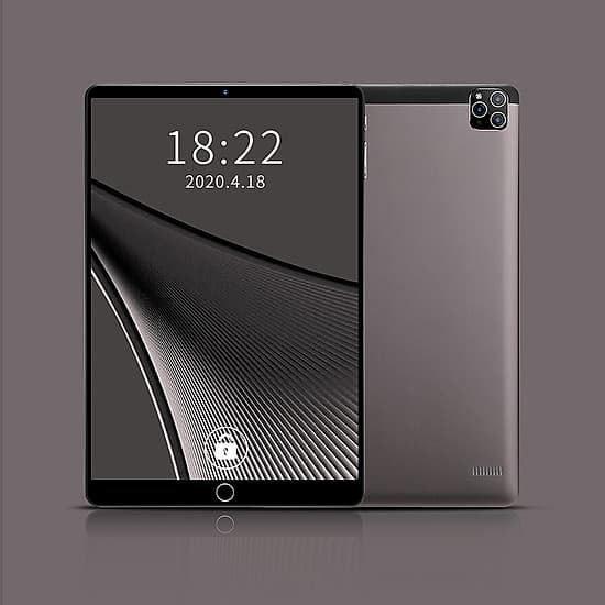 10.1'' Metal Tablet with MT6592 Eight-core Processor 1280*800 Resolution 2GB+32GB Memory Support 2G/3G Calls Grey+Black