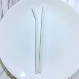 Ống Hút Thủy Tinh Lẻ Thẳng/Cong - Nhiều Màu - 20cm x 0.8cm