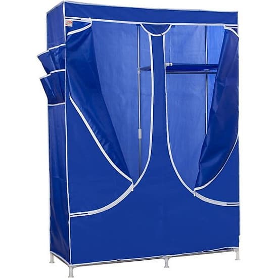 Tủ Quần Áo miDoctor Cải Tiến Thế Hệ Mới, Tủ Vải Quần Áo 3 Buồng 8 Ngăn 1,7m Cao Cấp