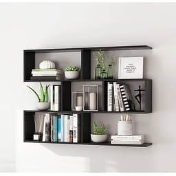 Kệ Sách Gỗ Treo Tường 4 Tầng Đơn Giản Mà Đẹp SIB DECOR (Nhiều màu)