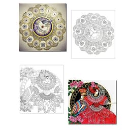 24 Pages Relieve Stress for Children Adult Funny Painting Drawing Book Kill Time Coloring Book