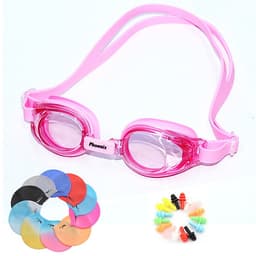 Kính bơi  trẻ em Phoenix YESURE PN-506 chống tia UV , chống sương mờ  tặng nón bơi và bit tai Silicon ( Màu ngẫu nhiên )